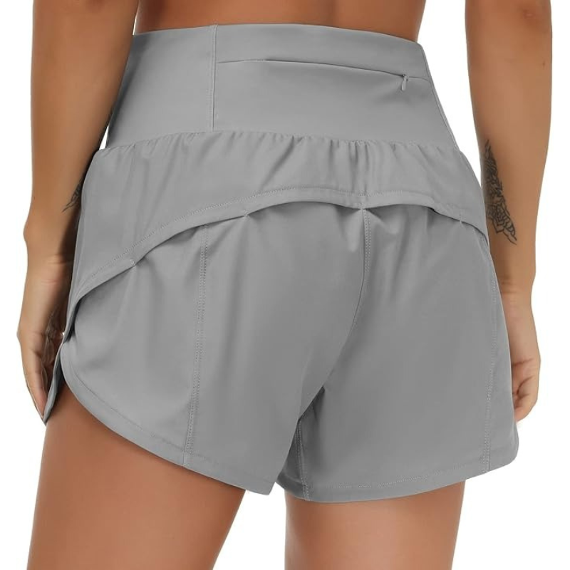 The Active Running Shorts Quick Dry Stretch Fit With Mesh Liner-Waves And Trunks