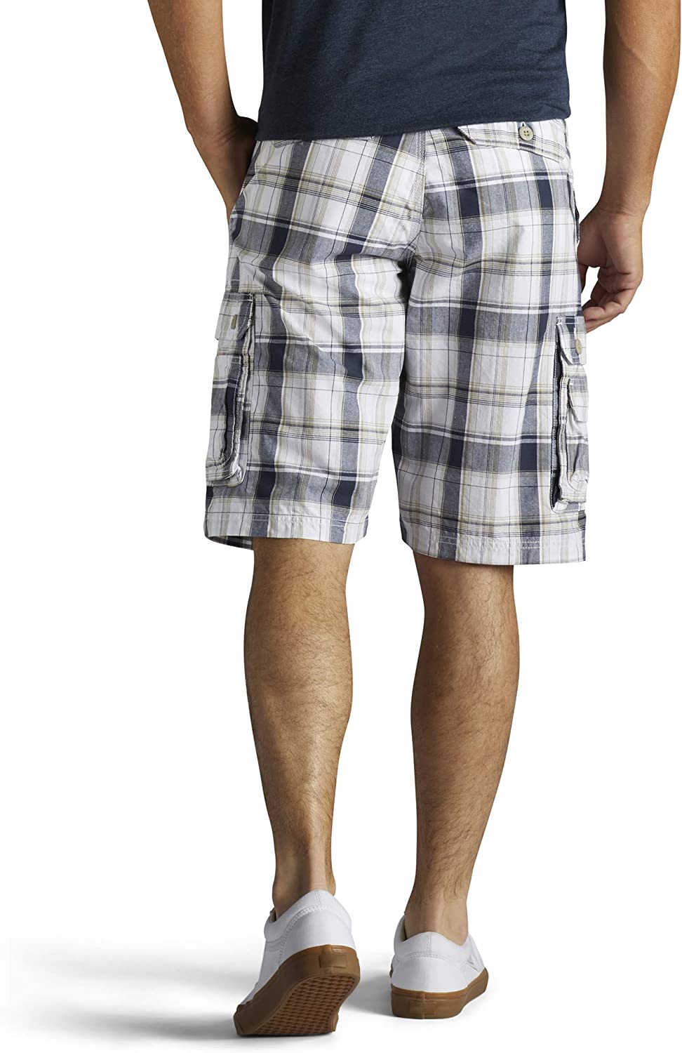 Durable Twill Belted Cargo Shorts-Waves And Trunks