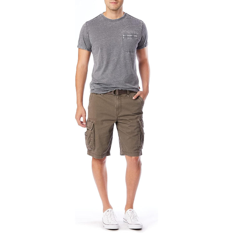 Belted Fit Cargo Short-Waves And Trunks