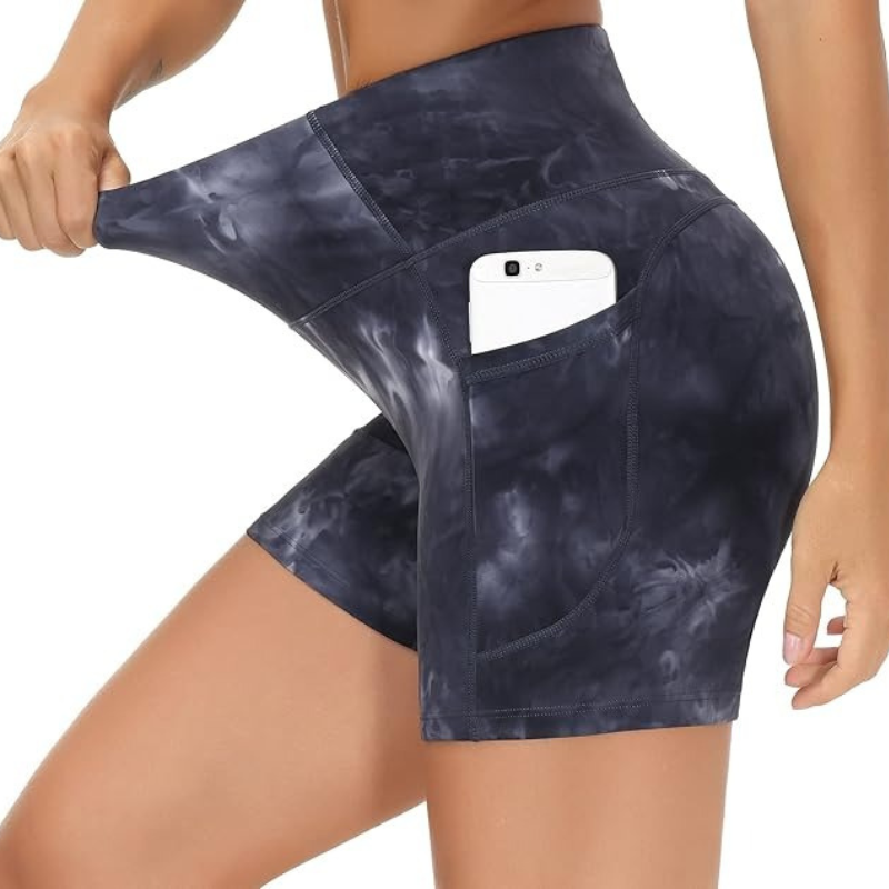 The Lightweight Yoga Shorts Deep Pocket and Stretchable Comfort-Waves And Trunks