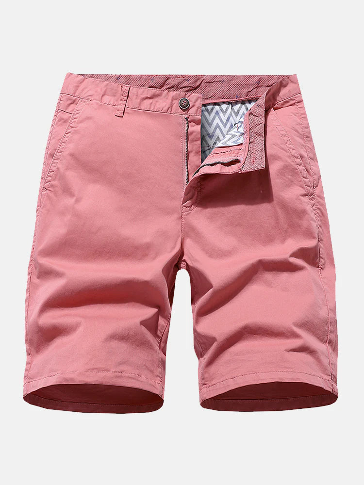 Plain Chino Shorts With Pocket-Waves And Trunks