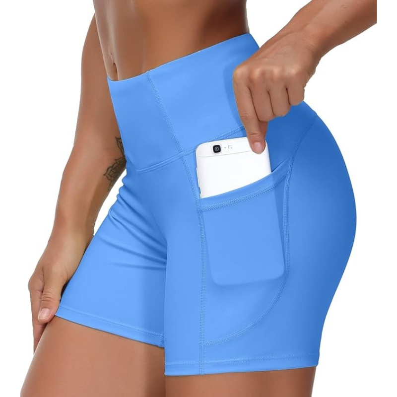 Pilates Workout Shorts – Deep Pocket for Comfort and Flexibility-Waves And Trunks