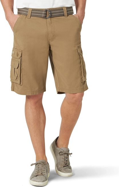 Belted Cargo Shorts-Waves And Trunks