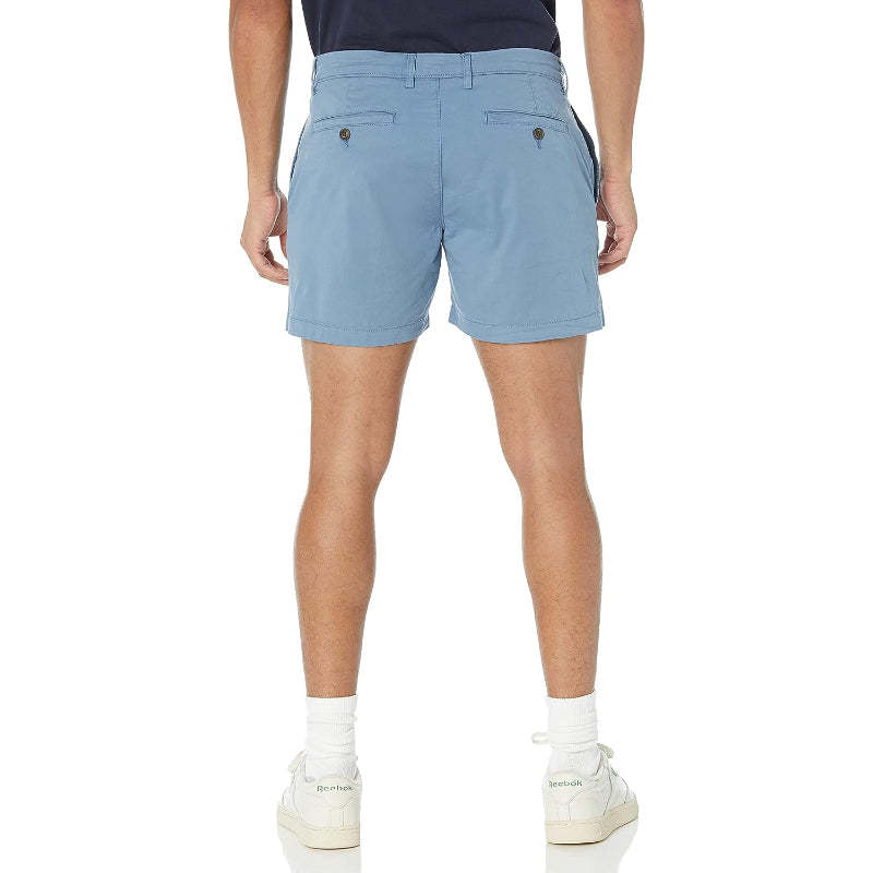 Slim Fit Flat Stretch Chino Short-Waves And Trunks