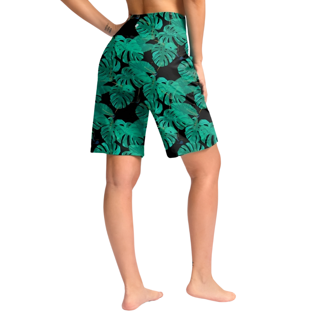 Floral Print Shorts Pockets – Quick Dry and Comfortable-Waves And Trunks