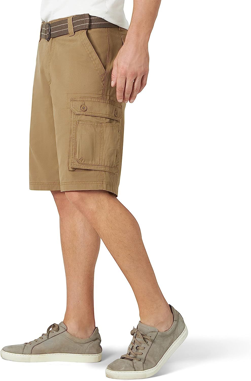 Belted Cargo Shorts-Waves And Trunks
