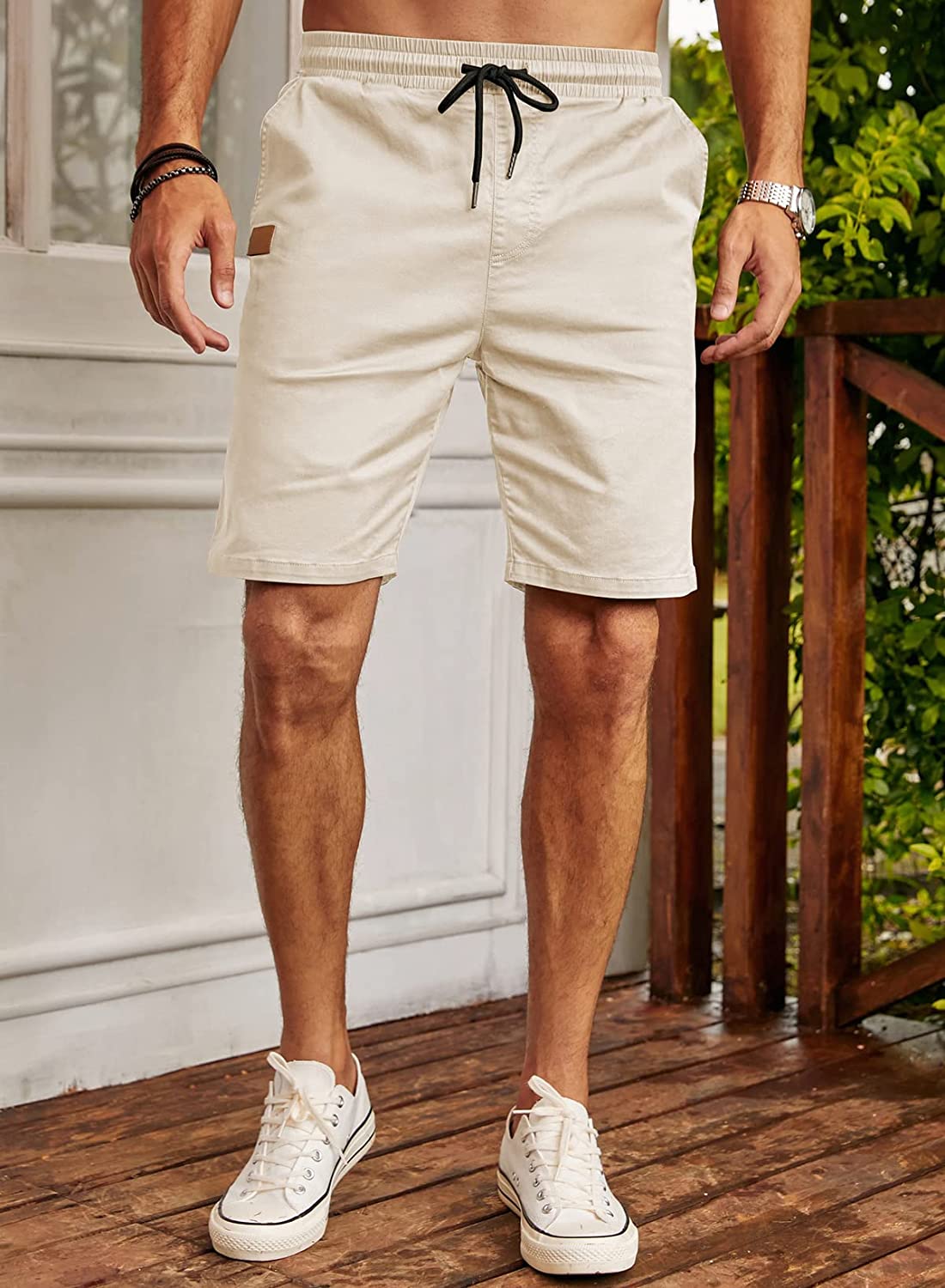 Breathable Comfort Drawstring Summer Shorts-Waves And Trunks
