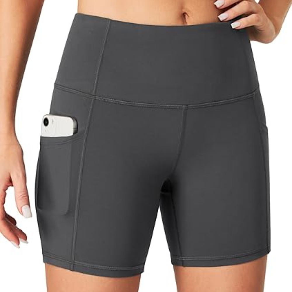 Biker Shorts Pockets Design – Stretch Fabric for Workouts-Waves And Trunks