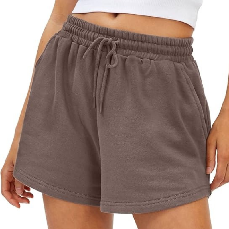 Soft Drawstring Lounge Shorts – Lightweight Comfort with Side Pockets-Waves And Trunks