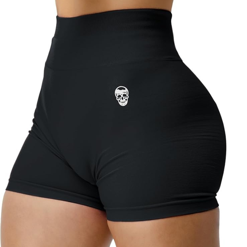 The Seamless Workout Shorts – High-Waisted Compression Activewear-Waves And Trunks