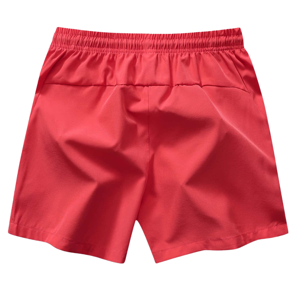 Fit Shorts With Zipper And Drawstring For Men