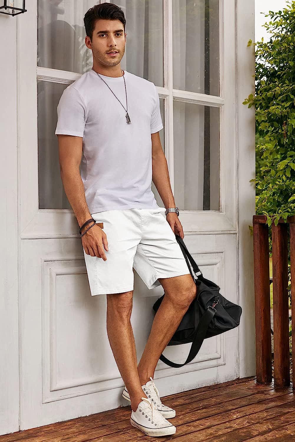 Flex Twill Chino Beach Stretch Shorts-Waves And Trunks