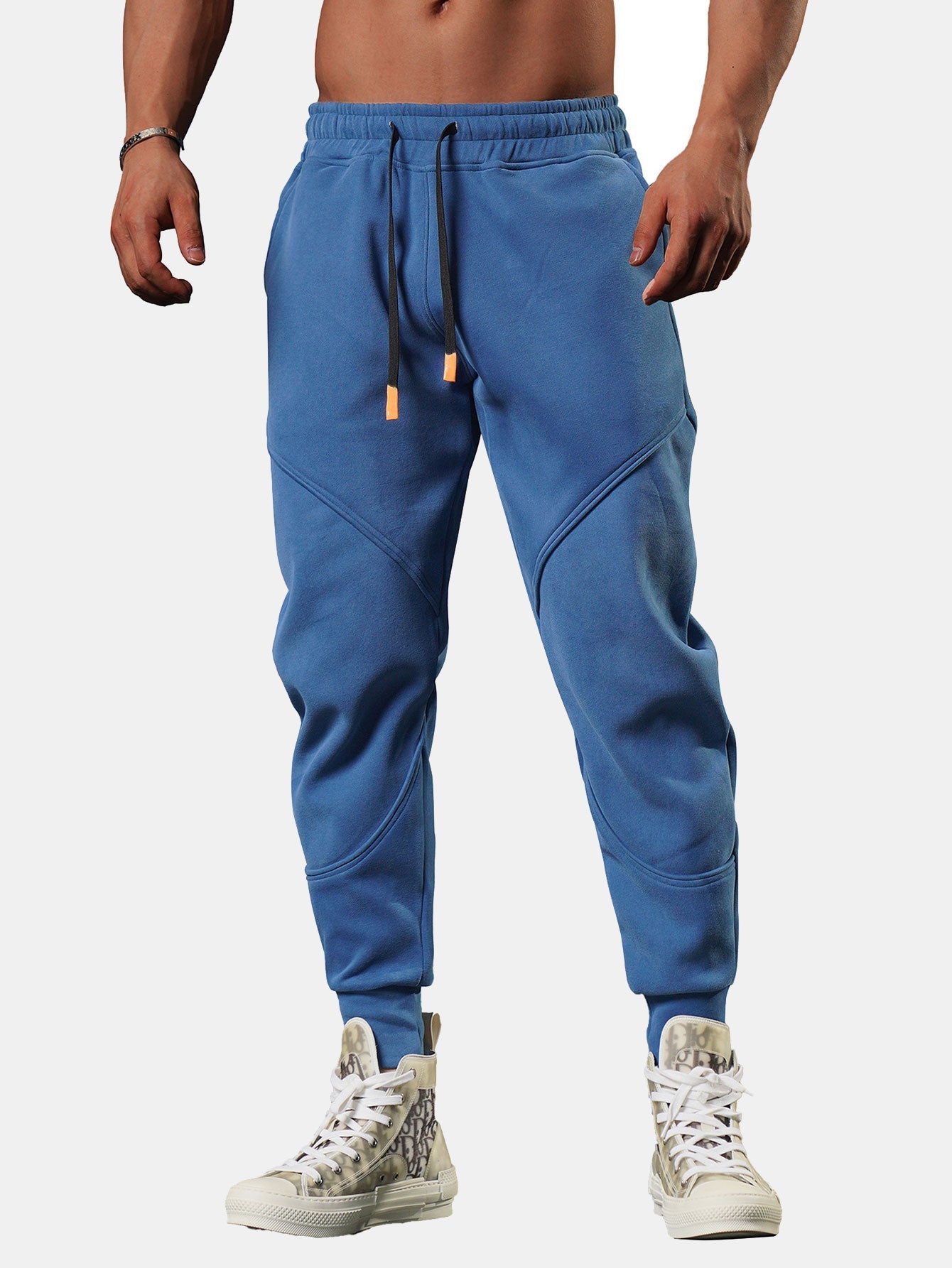 Bold Stitch Athletic Joggers-Waves And Trunks
