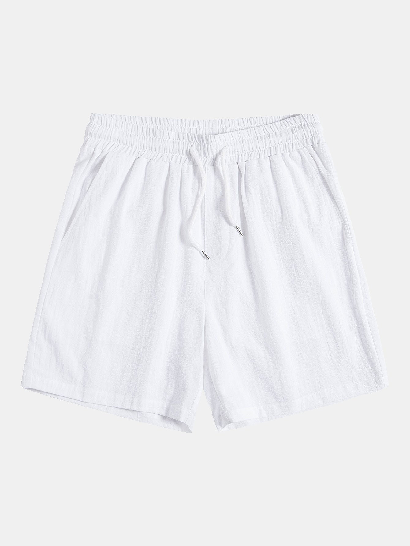 Textured Short Length Beach Shorts-Waves And Trunks