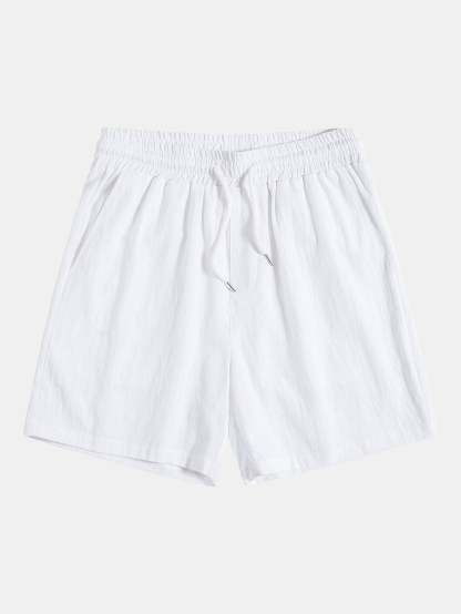 Textured Short Length Beach Shorts-Waves And Trunks