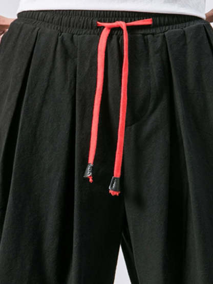 Harlan Loose Drawstring Pants-Waves And Trunks