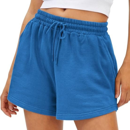 The Drawstring Sweat Shorts – Soft Fabric with Adjustable Fit-Waves And Trunks