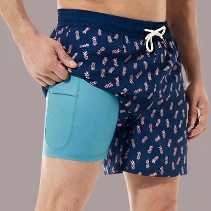 Swim Trunks Swim Shorts for Men Quick Dry 5 inch Inseam