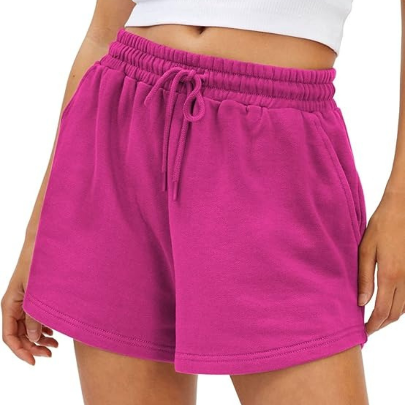 The Drawstring Sweat Shorts – Soft Fabric with Adjustable Fit-Waves And Trunks