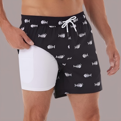 Swim Trunks Swim Shorts for Men Quick Dry 5 inch Inseam