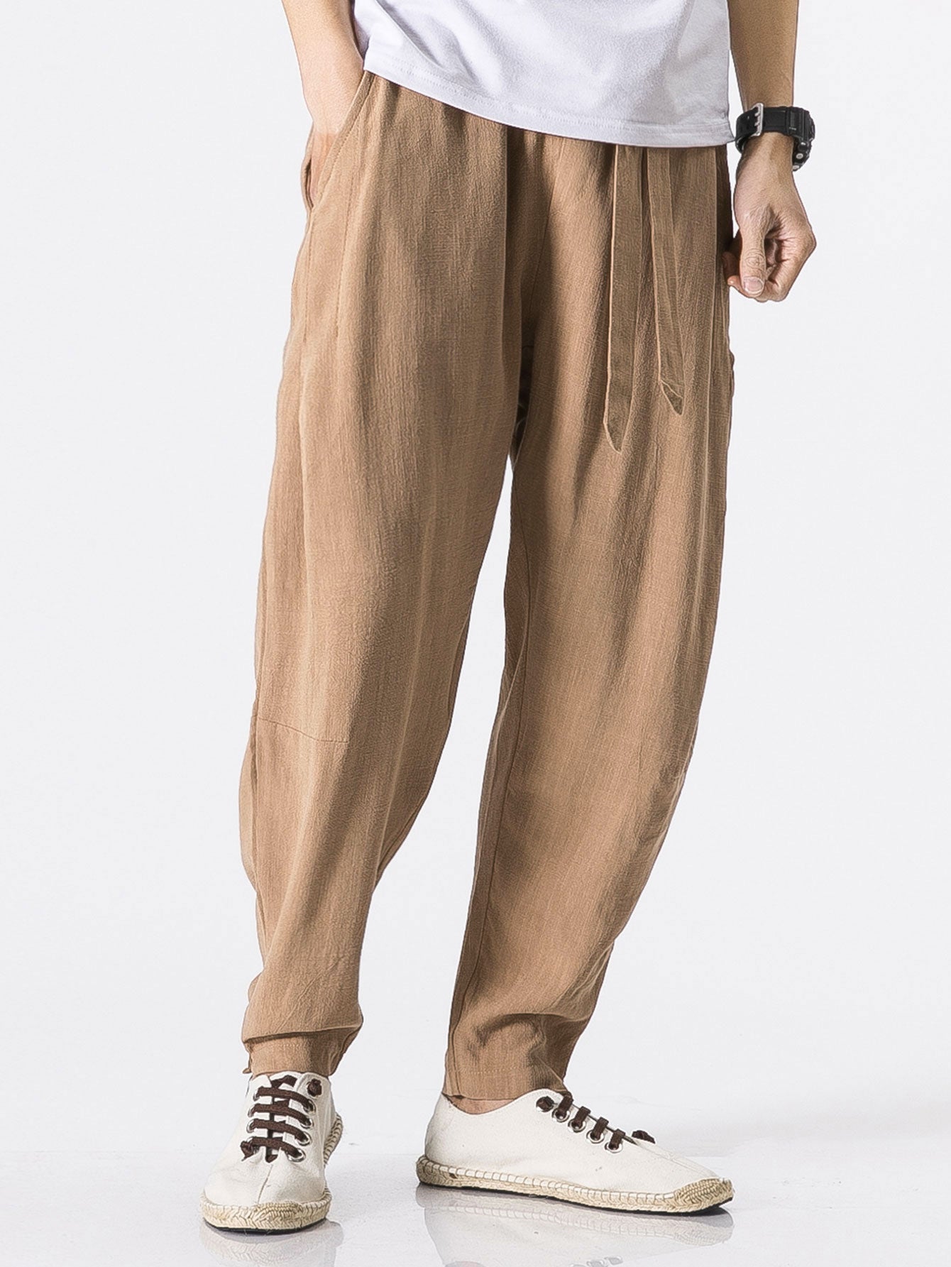 Harem Pants With Detachable Belt-Waves And Trunks