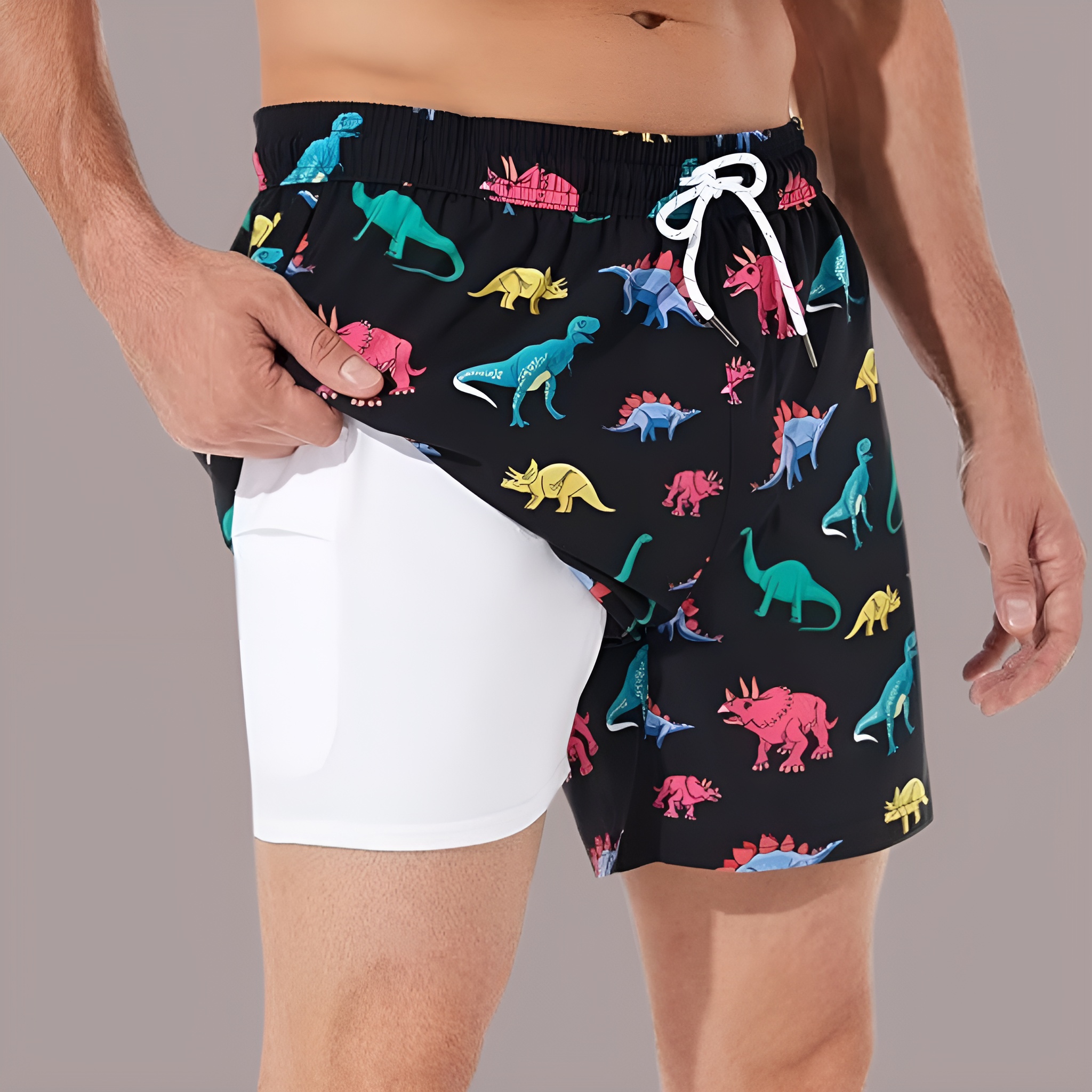 Swim Trunks Swim Shorts for Men Quick Dry 5 inch Inseam