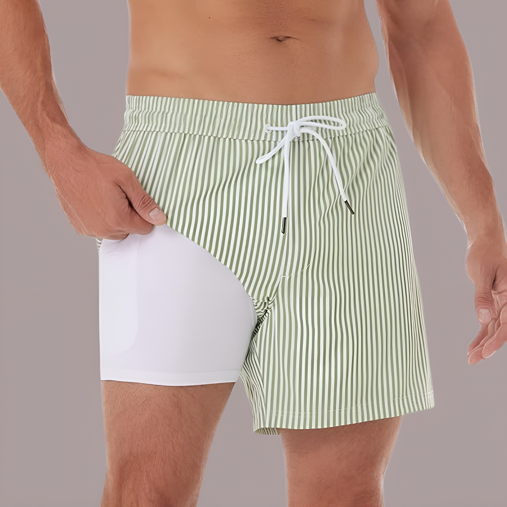 Swim Trunks Swim Shorts for Men Quick Dry 5 inch Inseam