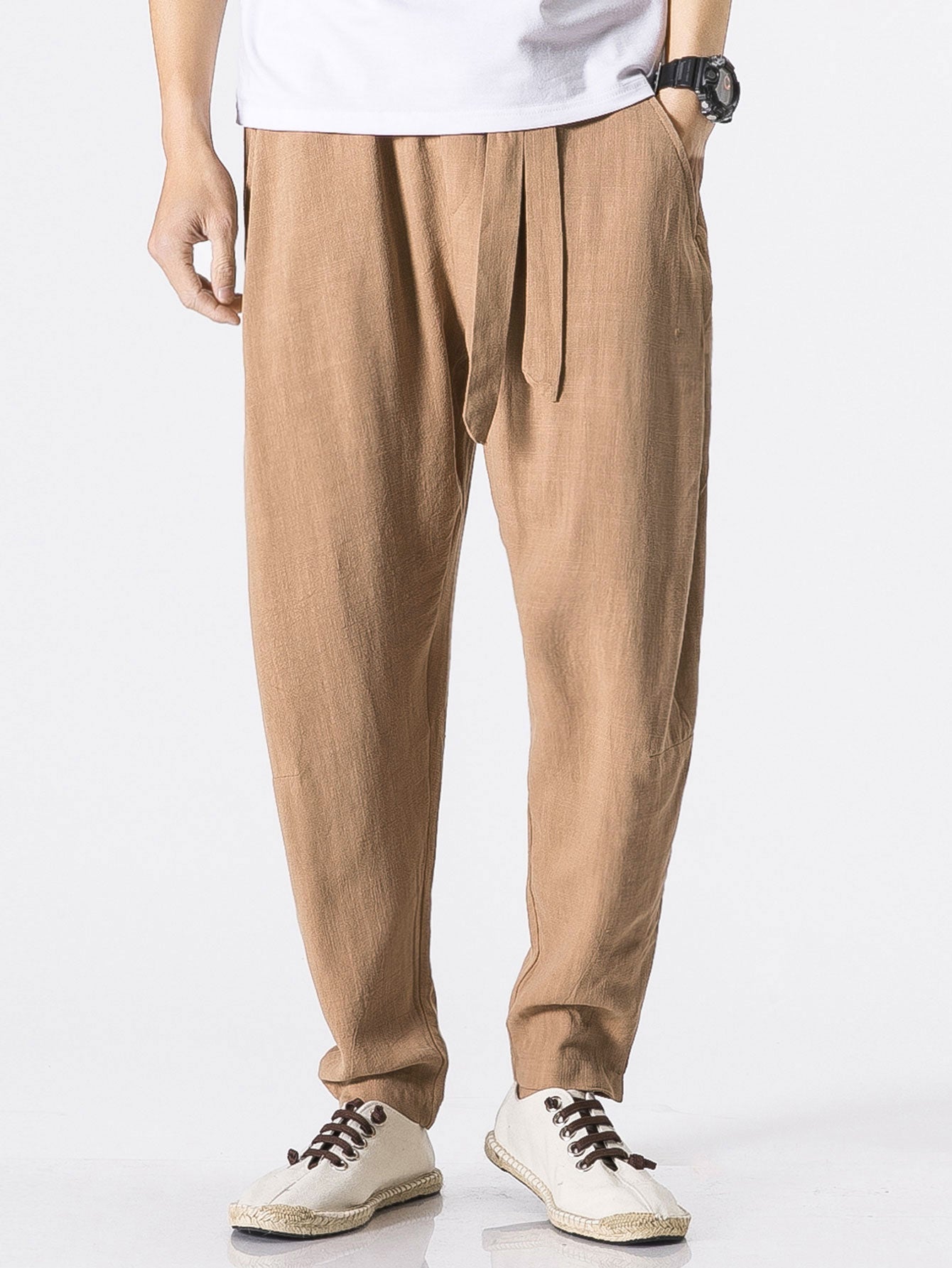 Harem Pants With Detachable Belt-Waves And Trunks