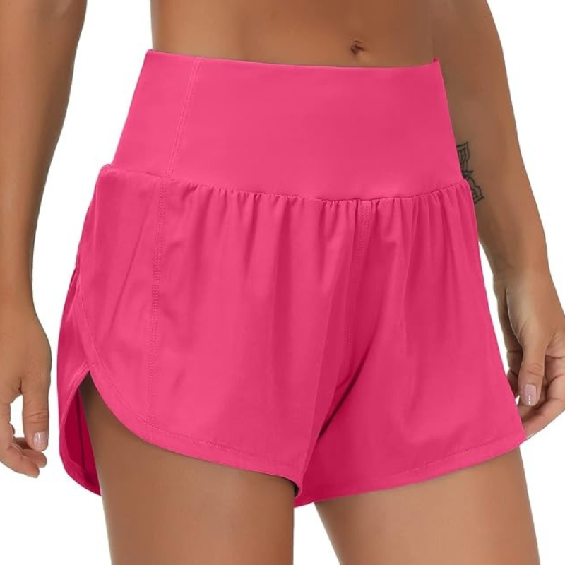 The Active Running Shorts Quick Dry Stretch Fit With Mesh Liner-Waves And Trunks