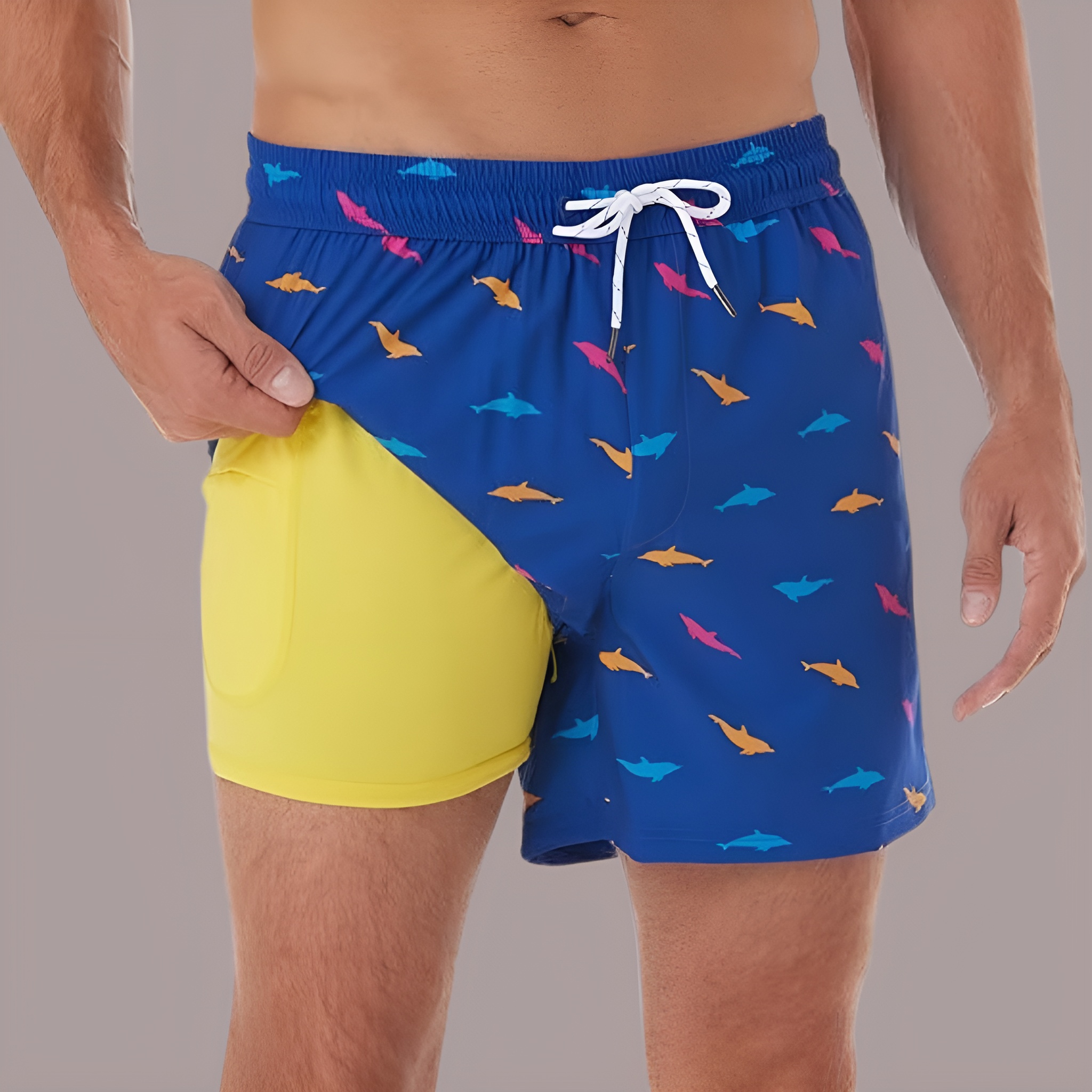 Swim Trunks Swim Shorts for Men Quick Dry 5 inch Inseam