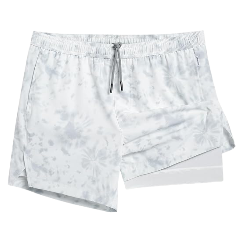 2 In 1 Quick Dry Athletic Shorts – Dual-Layer Comfort-Waves And Trunks