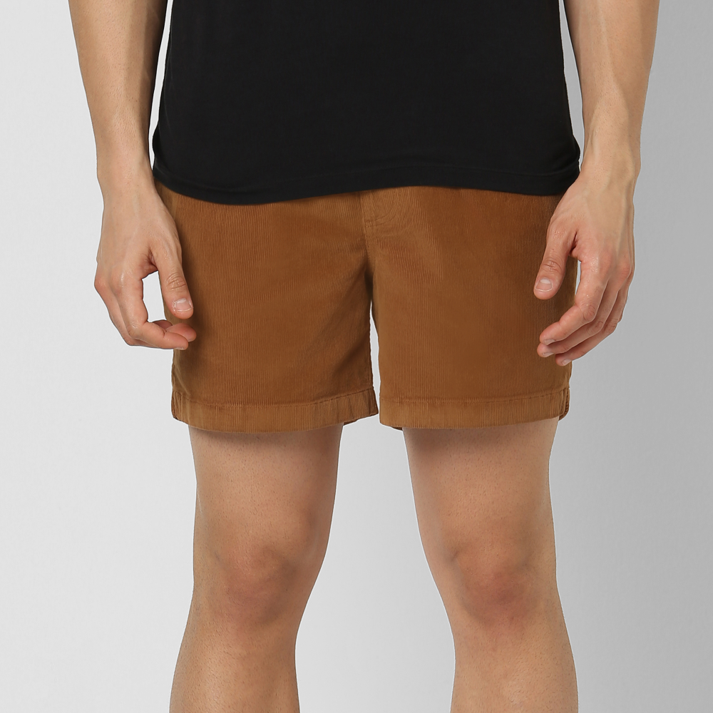 Casual Drawstring Shorts With Elastic Waistband-Waves And Trunks