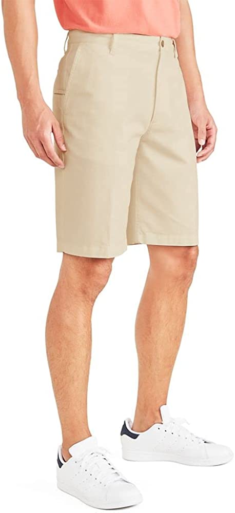 Classic Fit Shorts With Zip Fly And Welt Pockets-Waves And Trunks