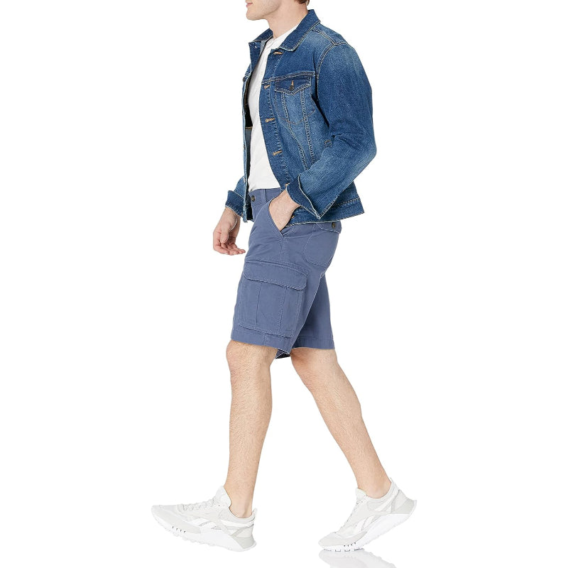 Button Closure Classic Fit Cargo Short-Waves And Trunks