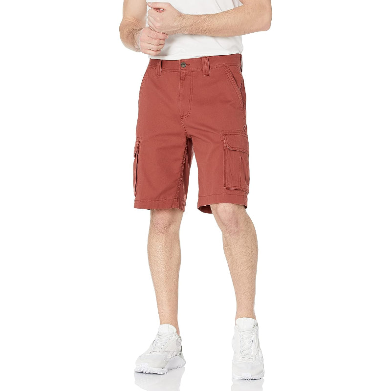 Classic Fit Button Closure Cargo Short-Waves And Trunks