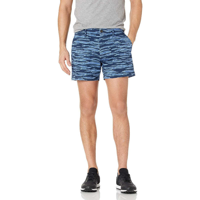 Slim Fit Flat Stretch Chino Short-Waves And Trunks
