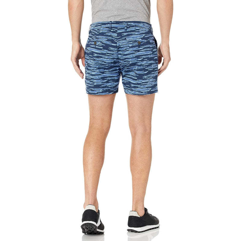 Slim Fit Flat Stretch Chino Short-Waves And Trunks