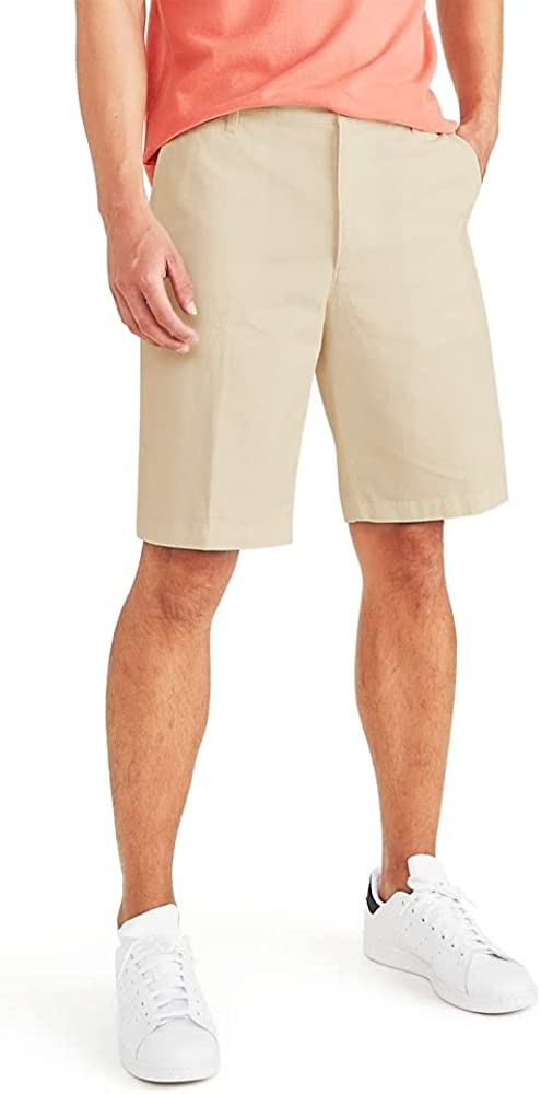 Classic Fit Shorts With Zip Fly And Welt Pockets-Waves And Trunks