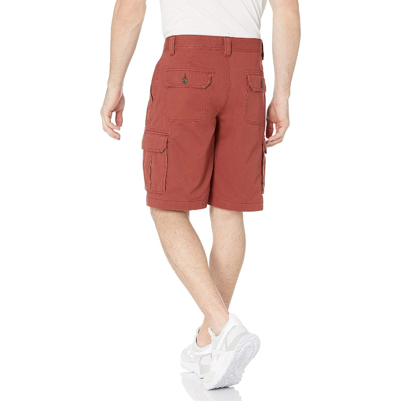 Classic Fit Button Closure Cargo Short-Waves And Trunks