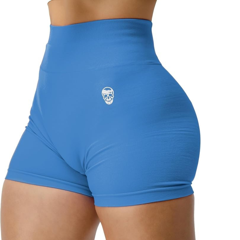 The Seamless Workout Shorts – High-Waisted Compression Activewear-Waves And Trunks