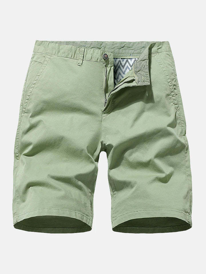 Plain Chino Shorts With Pocket-Waves And Trunks