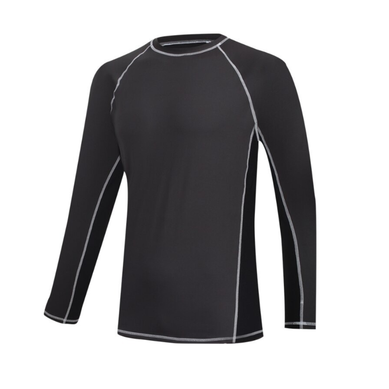 Quick Dry Long Sleeve Surfing Top-Waves And Trunks