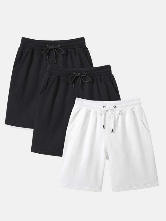 3 Pieces Casual Beach Shorts-Waves And Trunks