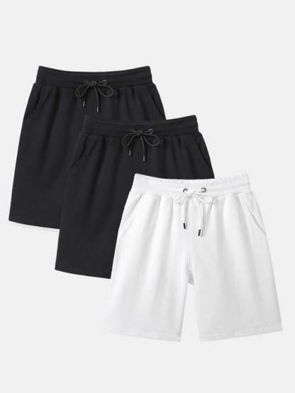 3 Pieces Casual Beach Shorts-Waves And Trunks