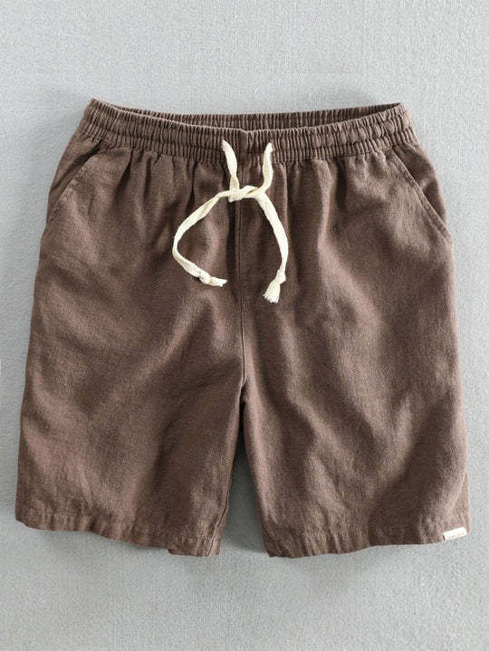 Drawstring Casual Beach Shorts-Waves And Trunks