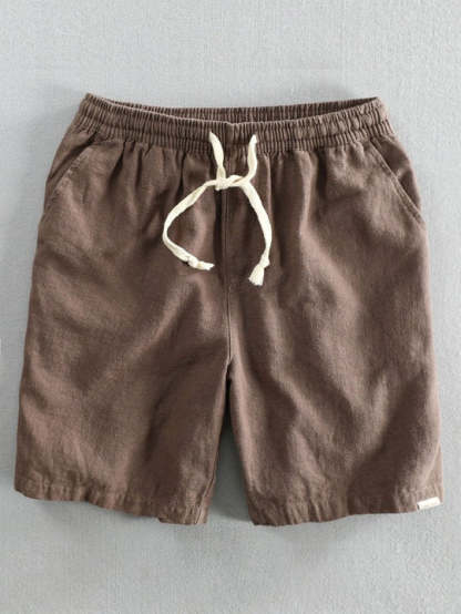 Drawstring Casual Beach Shorts-Waves And Trunks