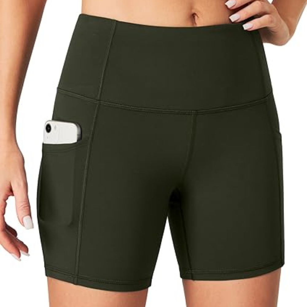 Biker Shorts Pockets Design – Stretch Fabric for Workouts-Waves And Trunks