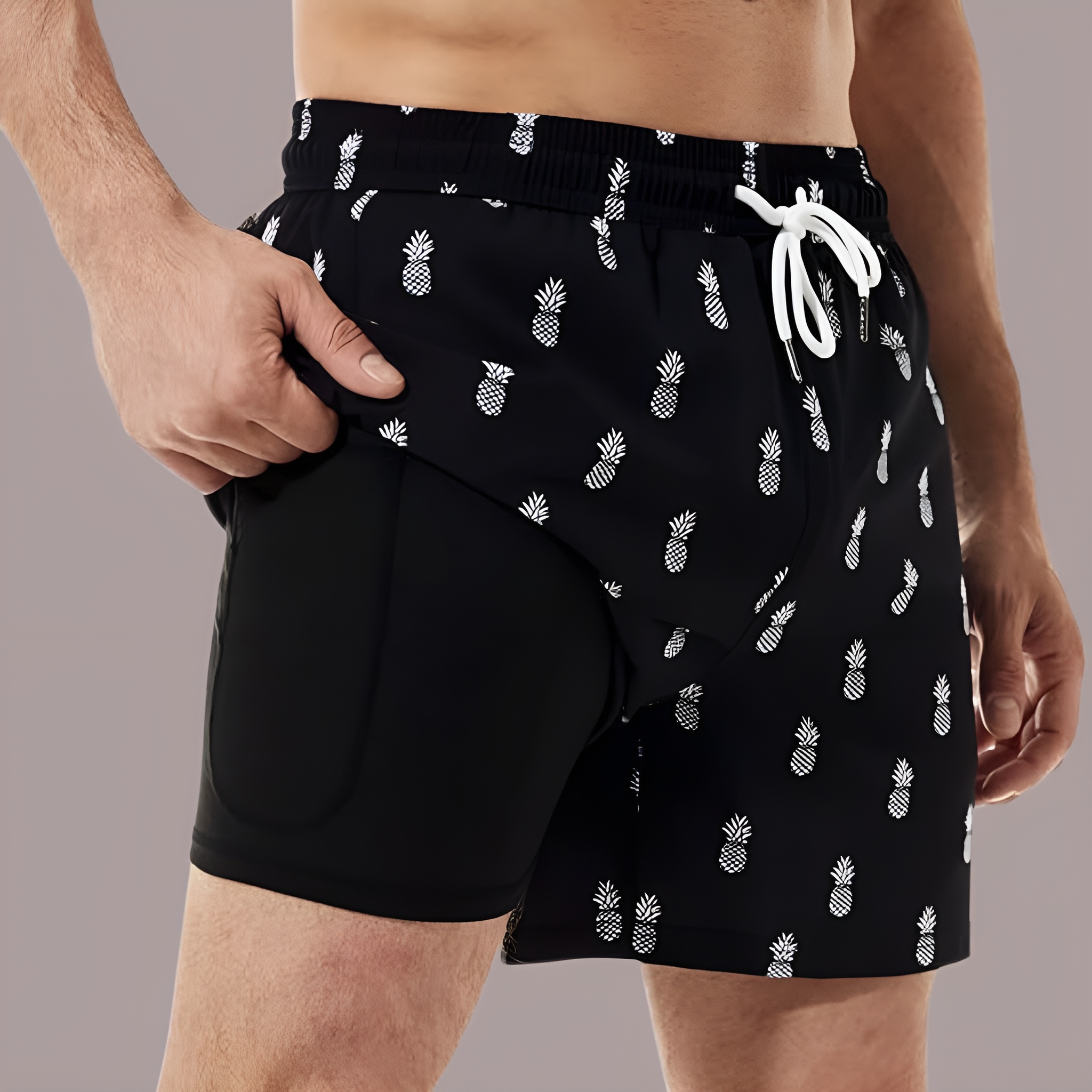 Swim Trunks Swim Shorts for Men Quick Dry 5 inch Inseam