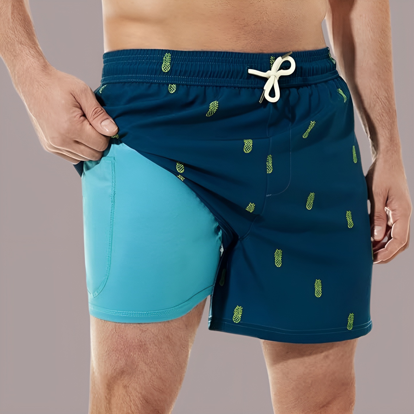 Swim Trunks Swim Shorts for Men Quick Dry 5 inch Inseam