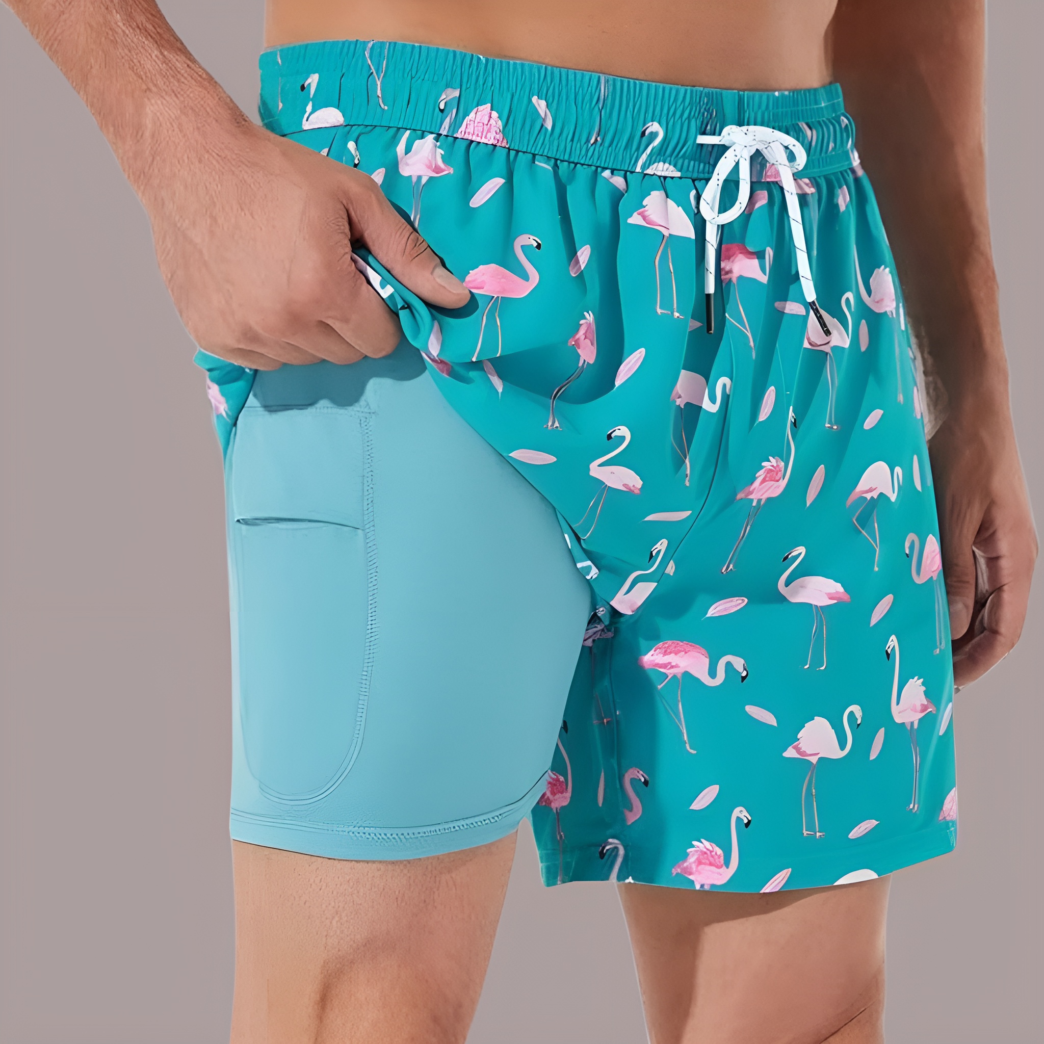 Swim Trunks Swim Shorts for Men Quick Dry 5 inch Inseam